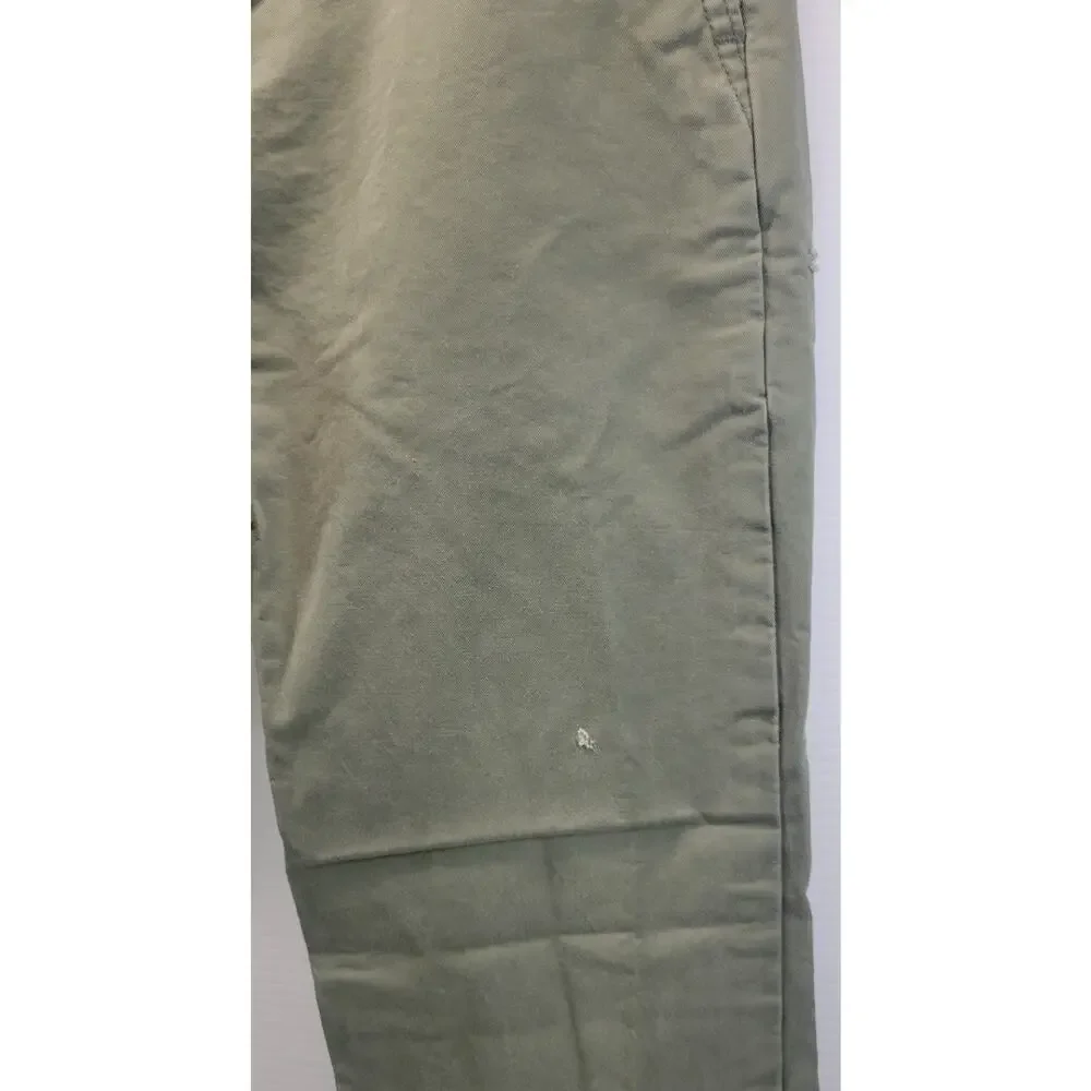 F8) Levi’s Strauss & Co. Men Olive Green Khaki Jeans Cotton 33x30